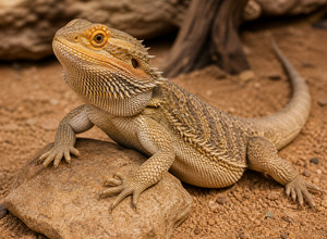 Agama brodata (Pogona vitticeps)