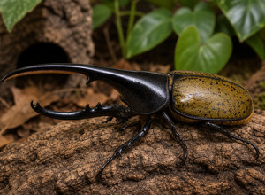 Chrząszcz heraklesowy (Dynastes hercules)