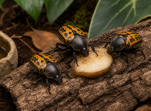Chrząszcze kwiatowe Pachnoda (Pachnoda spp.)