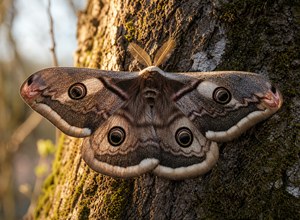 Ćma pawica (Saturnia pyri / Saturniidae)