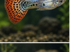 Gupik (Poecilia reticulata)