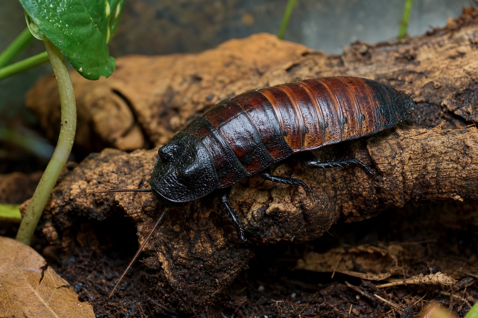 Karaczan syczący madagaskarski (Gromphadorhina portentosa)