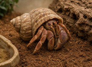 Krab pustelnik (Coenobita clypeatus / Coenobita compressus)