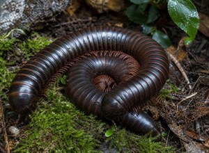 Krocionóg (wij — Diplopoda, np. Archispirostreptus gigas)