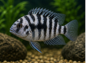 Pielęgnica zebra (Amatitlania nigrofasciata)