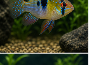 Ramirezi - pielęgniczka (Mikrogeophagus ramirezi)
