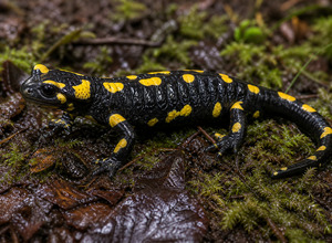 Salamandra plamista (Salamandra salamandra)