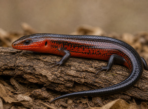 Scynk ognisty (Lepidothyris fernandi / Mochlus fernandi)