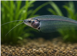 Sum szklisty (Kryptopterus vitreolus)