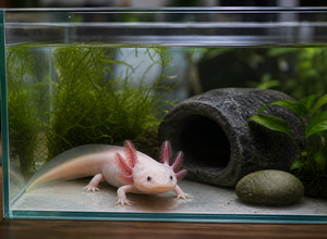 Terrarium dla aksolotla — środowisko akwatyczne