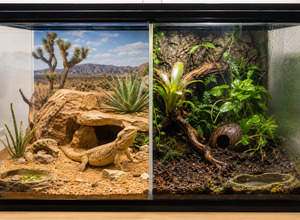 Terrarium pustynne kontra wilgotne - dwa odmienne światy