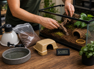 Wybór i wyposażenie pierwszego terrarium krok po kroku