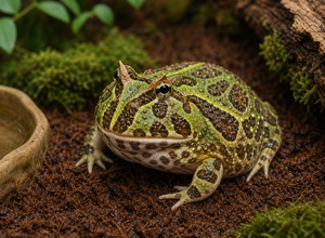 Żaba rogata (Ceratophrys cranwelli / Ceratophrys ornata)
