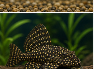 Zbrojnik (Loricariidae, np. Hypostomus, Ancistrus)